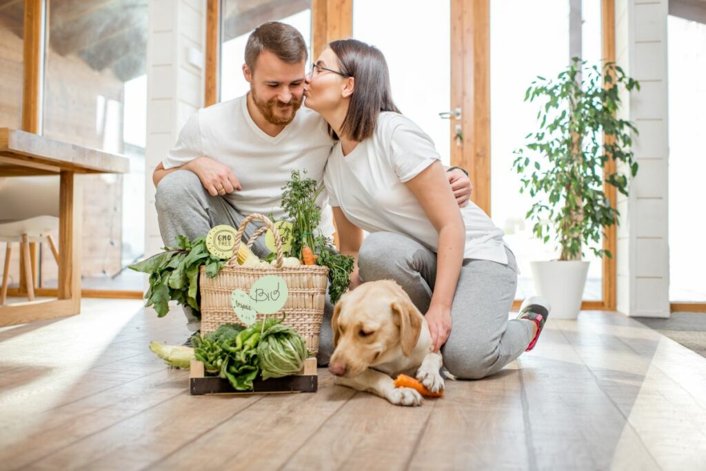 couple-of-vegetarians-with-dog-at-home-2